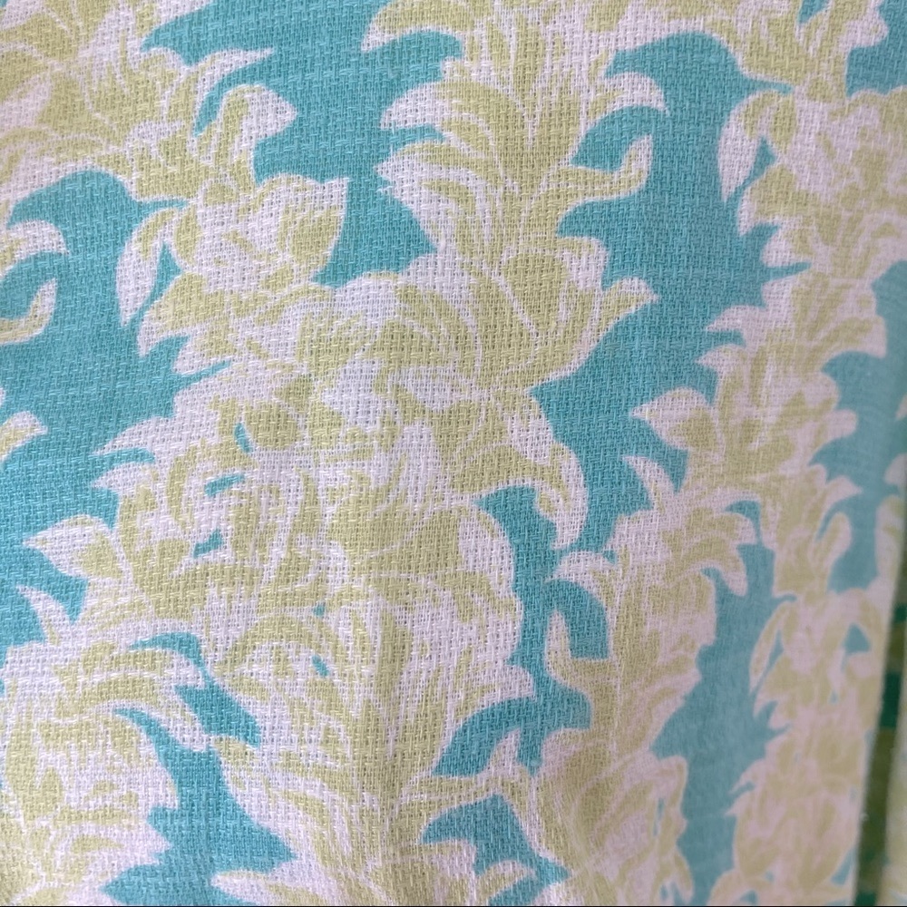 Pendleton Plus Green Botanical Print Linen Blend … - image 4